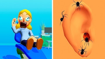 Earwax Clinic in New Levels Game Mobile Walkthrough Update All Trailers Gameplay iOS,Adnroid AEWCINL