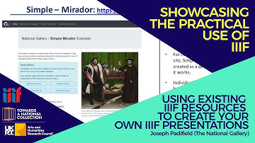 Joe Padfield - Using existing IIIF resources to create your own IIIF presentations