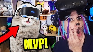 МОЙ КОТИК ГЕННАДИЙ ПЕРВЫЙ РАЗ ИГРАЕТ В ВИРТУАЛЬНУЮ РЕАЛЬНОСТЬ!!! (CATIFY VR) МОЙ КОТИК ГЕННАДИЙ ПЕРВЫЙ РАЗ ИГРАЕТ В ВИРТУАЛЬНУЮ РЕАЛЬНОСТЬ!!! (CATIFY VR)