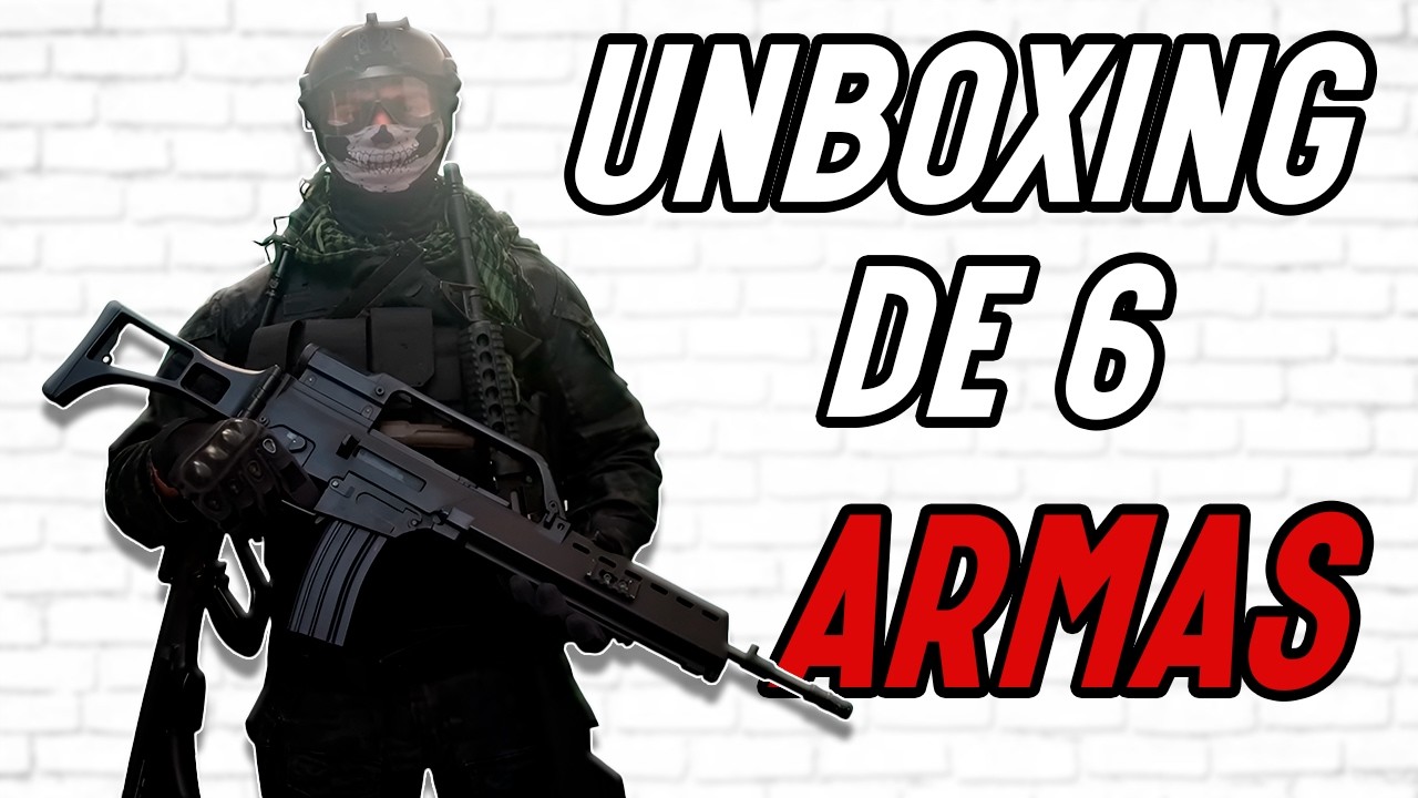 💸+850€💸COMPRO 6 ARMAS de AIRSOFT en UN SOLO MES💸Y me REGALAN OTRA..🎁🟢🟢