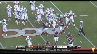 Miami Hurricanes vs. Virginia Tech (2011) - 2nd Qtr - Hurricane FlashForward