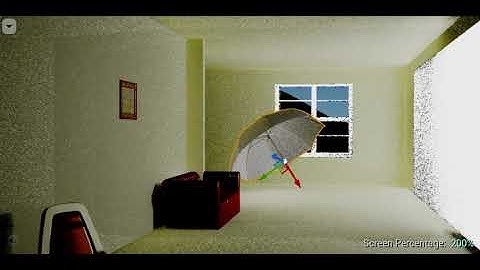 Unreal Engine 4.24.1 + Screen-Space Global illumination test series 3/100