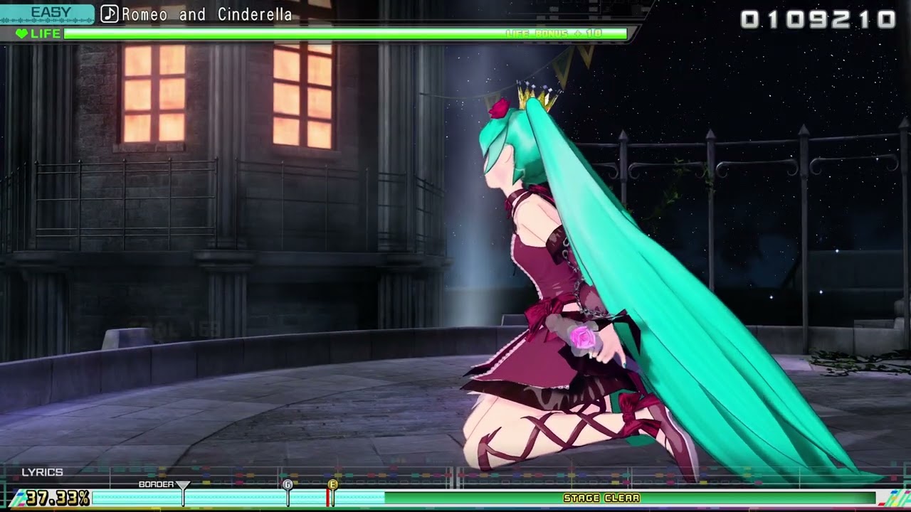 [Project DIVA Mega Mix+] Remeo and Cinderella Easy Difficulty