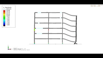 Abaqus - Fixed frame under blast load