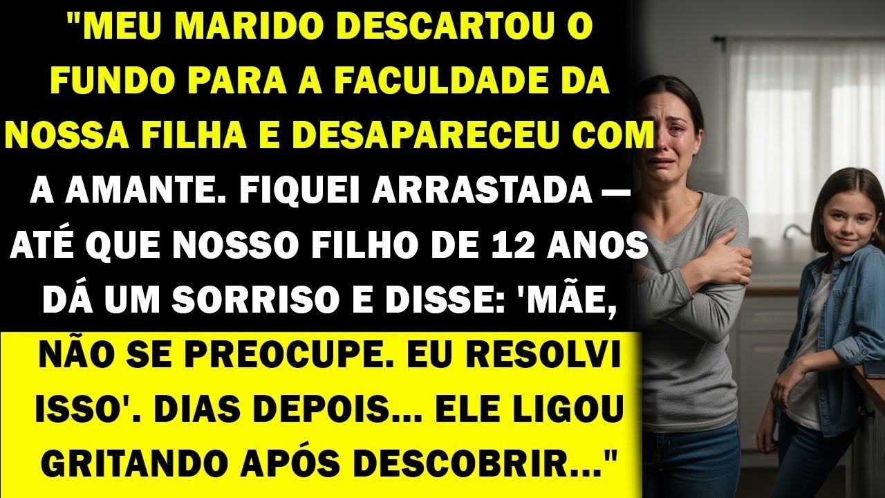 Ele Pegou o Dinheiro da Filha Para a Amante — Mas a Menina de 12 Anos o Enganou Como um Gênio