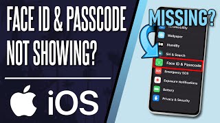 How to FIX Face ID & Passcode Missing in Settings on iPhone (iOS)