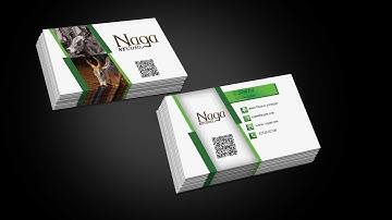 Create a Print Ready Business Card Design | photoshop cc | @nagastudioinfo