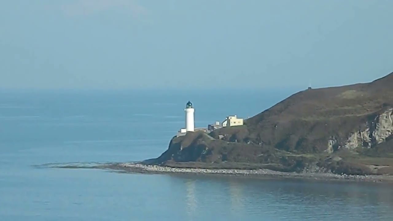 The wonderful uninhabited Davaar Island near Campbeltown Harbour Mull of Kintyre Argyll Scotland