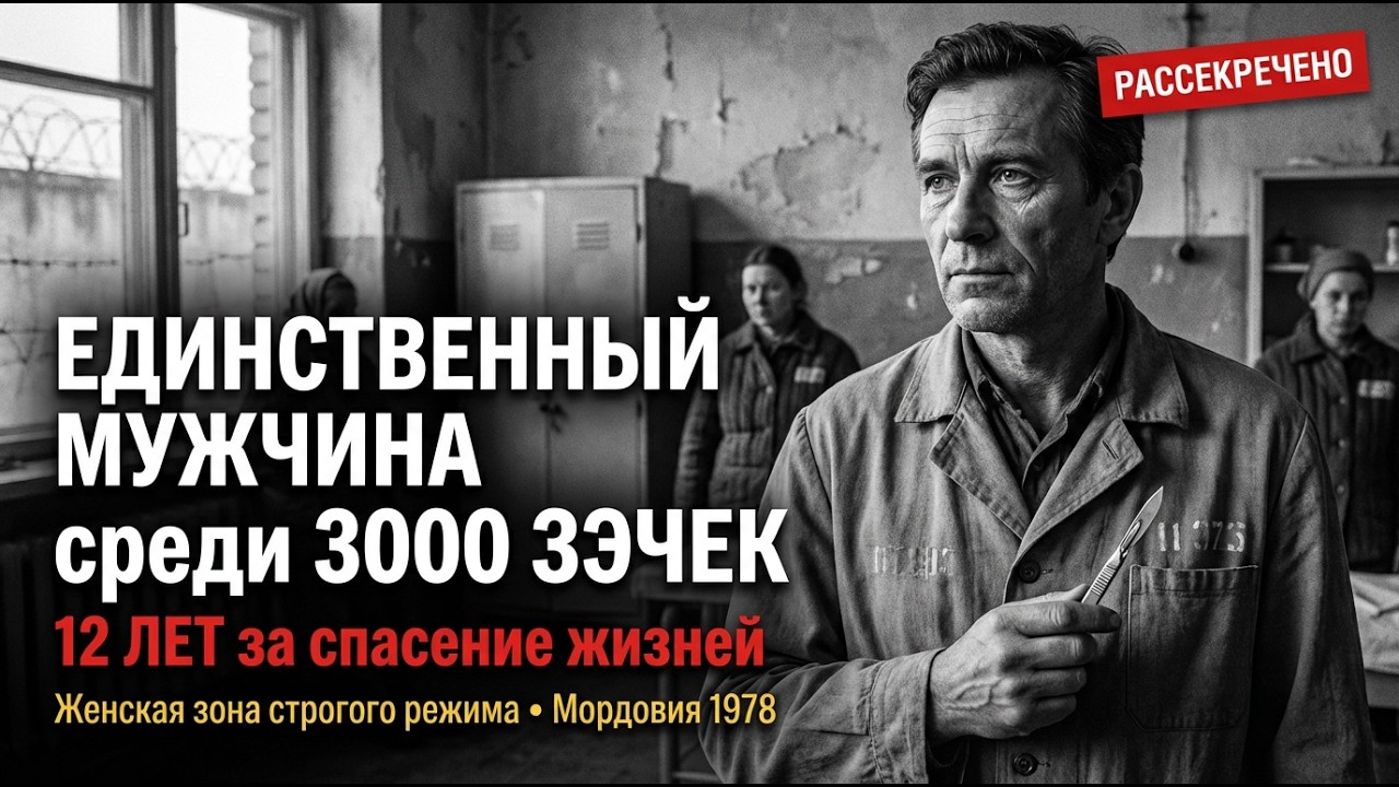 ЕДИНСТВЕННЫЙ МУЖЧИНА в женской колонии: Как хирург стал КОРОЛЁМ среди 3000 зэчек