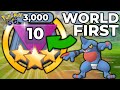 FIRST PLAYER IN THE WORLD TO REACH RANK 10 POKEMON GO BATTLE LEAGUE PVP