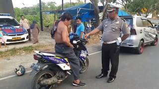 Viral, Pria Ini Bebas Ditilang Karena Mengamuk & Minta Ditembak