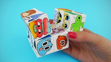 How To Make Paper Magic Cube Transformer | Cartoon Network DIY Infinity Cube