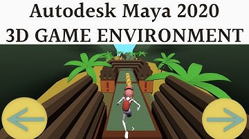 Autodesk Maya 2020 l 3d Game Environment Modeling l final year project