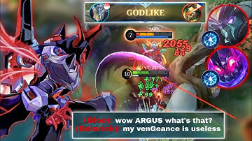 TANKY?!!! ARGUS THE TANK KILLER IS HERE | ARGUS VS RETURN DAMAGE HERO | MOBILE LEGENDS