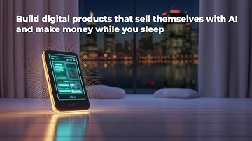 Build digital products that sell themselves with AI and make money while you sleep
