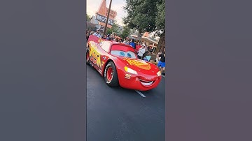The Real Lightning McQueen #cars #car #disney #disneyparks #disneyplus #dca #lightningmcqueen