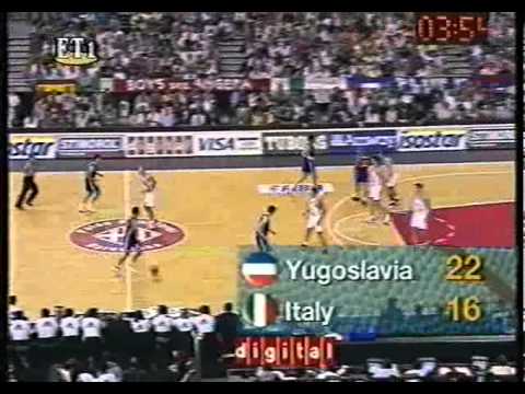 06.07.1997 FINAL EUROBASKET JUGOSLAVIA - ITALY 61-49