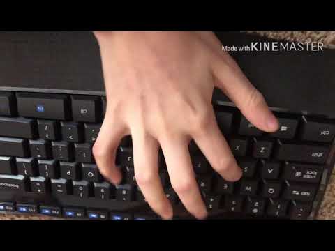 Unboxing a Logitech MK345 keyboard and mouse.