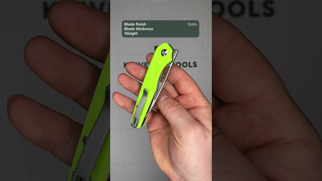 Civivi Guile C24062B-2 Satin 14C28N, Fluorescent Green G10, pocket