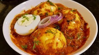 No Oil Egg Curry/ Oil Free Egg Curry (Aparna’s MAGIC episode 153)