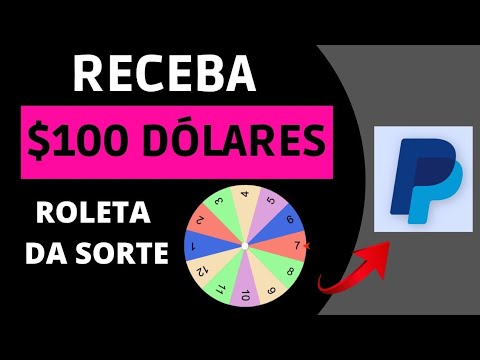 Site pagando $100 dolar no PayPal por girar roleta|Renda Extra na internet