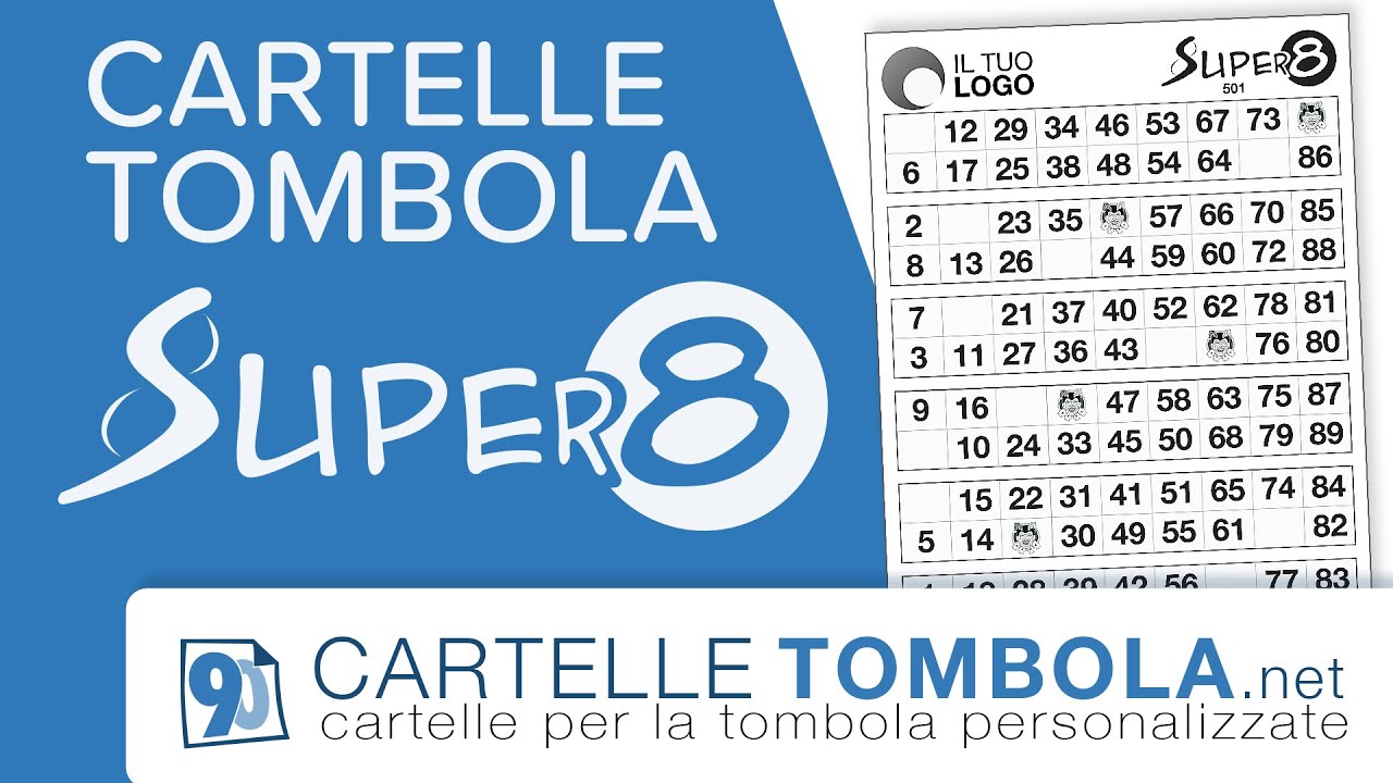 Cartelle Tombola Super 8 V 1 Youtube