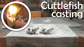 Cuttlefish casting to make a seashell pendant