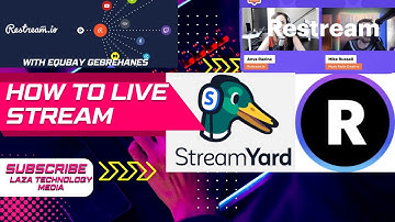 🎥 How to Livestream to YouTube, Facebook & More Using Restream.io & StreamYard | Full Tutorial 2025