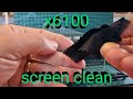 Xiegu X6100 Remove Screen Cover  and Clean