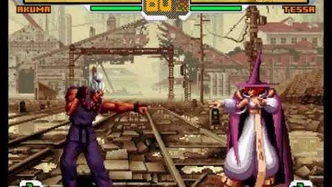 SNK vs Capcom Chaos [Arcade] - play as Shin Akuma (demonstration)