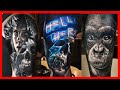 Most Amazing Realistic 3D Tattoos | Black And Grey  Tattoos Time Lapse | Done By Artist: Eliot Kohek