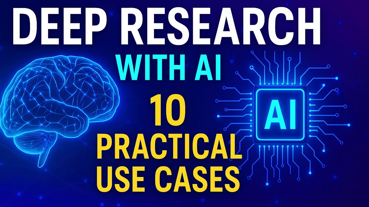 π Deep Research with AI Explained | 10 Practical Use Cases