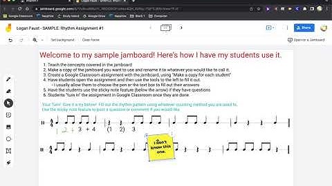 How to Use Jamboard & How To Create Assignments (Scott Faust TPT)