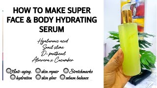 Stretch marks faded- DIY SUPER HYDRATING SERUM WITH HYALURONIC ACID