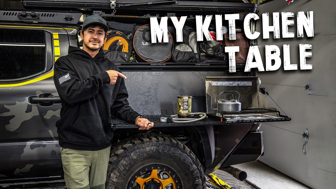 My DIY PELICAN CASE KITCHEN TABLE - And The 4 Tables On My Tacoma