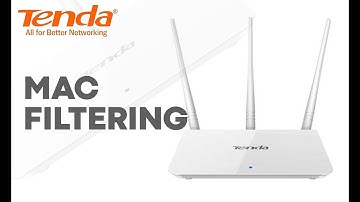 Enable Mac Filtering on Tenda Router|Access Control Setup on Tenda 11N Wireless Router|Wifi Security
