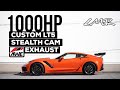 Supercharged 1000hp Zr1 Corvette   First Lt5 To Get Our Stealth Cam. Awe Exhaust C7 Horsepower.