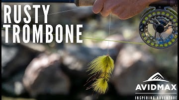 How to tie an Easy Articulated Streamer l Rusty Trombone I AvidMax Fly Tying Tuesday Tutorials