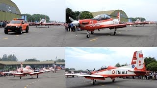 Gebyar Dirgantara Yogyakarta: Jupiter Aerobatic Team Taxiing setelah Beraksi