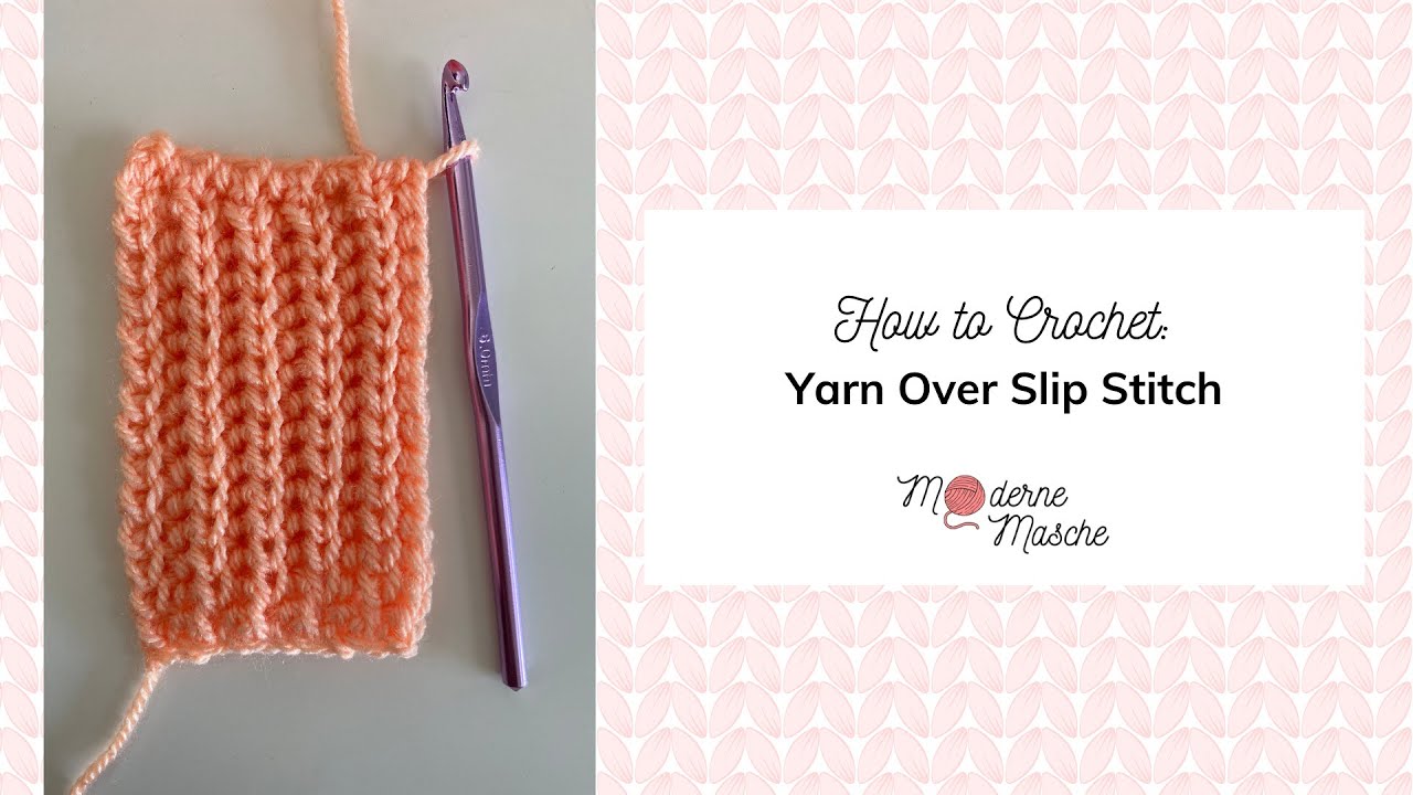 My Hobby Is Crochet: How to CROCHET: Knit Look Ribbing - Yarn Over