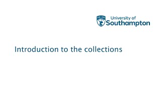 Introduction to the collections