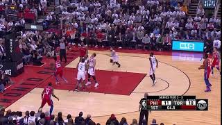 NBA, playoff 2019, Raptors vs. 76ers, Round 2, Game 7, Move 12, Jimmy Butler, layup