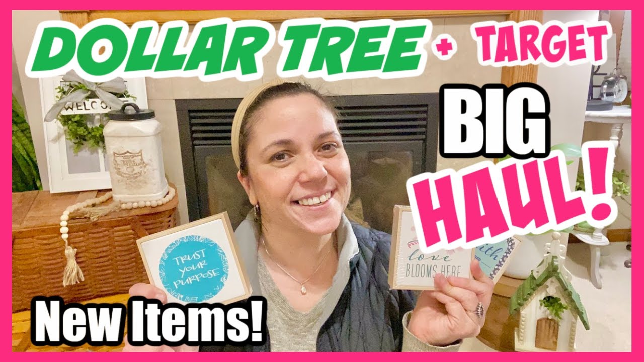 BIG DOLLAR TREE & TARGET DOLLAR SPOT HAUL! NEW ITEMS Shopping for