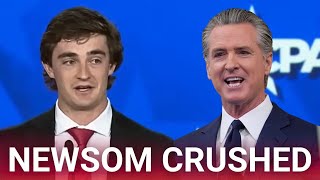 Nick Shirley tears into Gavin Newsom at CPAC over California’s rampant fraud