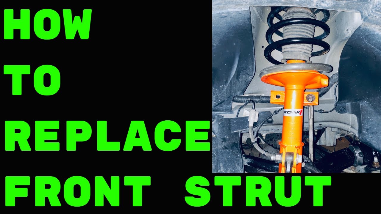 How To Replace Front Struts Ford Mustang - YouTube