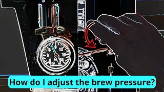 La Marzocco Linea Micra INSIDE OUT E.10 Adjusting the brew pressure
