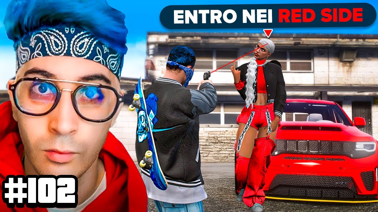 MELANIA ENTRA nella GANG dei RED SIDE su GTA5 RP FIVEM (TEKTEK EP.102)