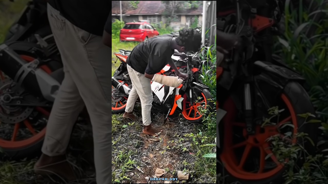 RC 390 bs4 accident 🤕💔 New rebuild this bike 💥🎉 