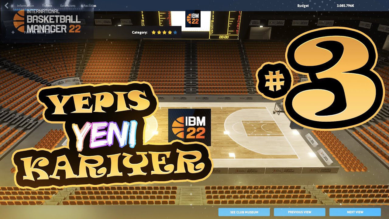 INTERNATİONAL BASKETBALL MANAGER 22 // TÜRKÇE // YENİ BİR KARİYER! 3
