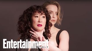 Killing Eve's Sandra Oh & Jodie Comer Dish On Season 2 | Cover Shoot | Entertainment Weekly
